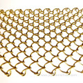 Decorative Gold Metal Mesh Curtain
